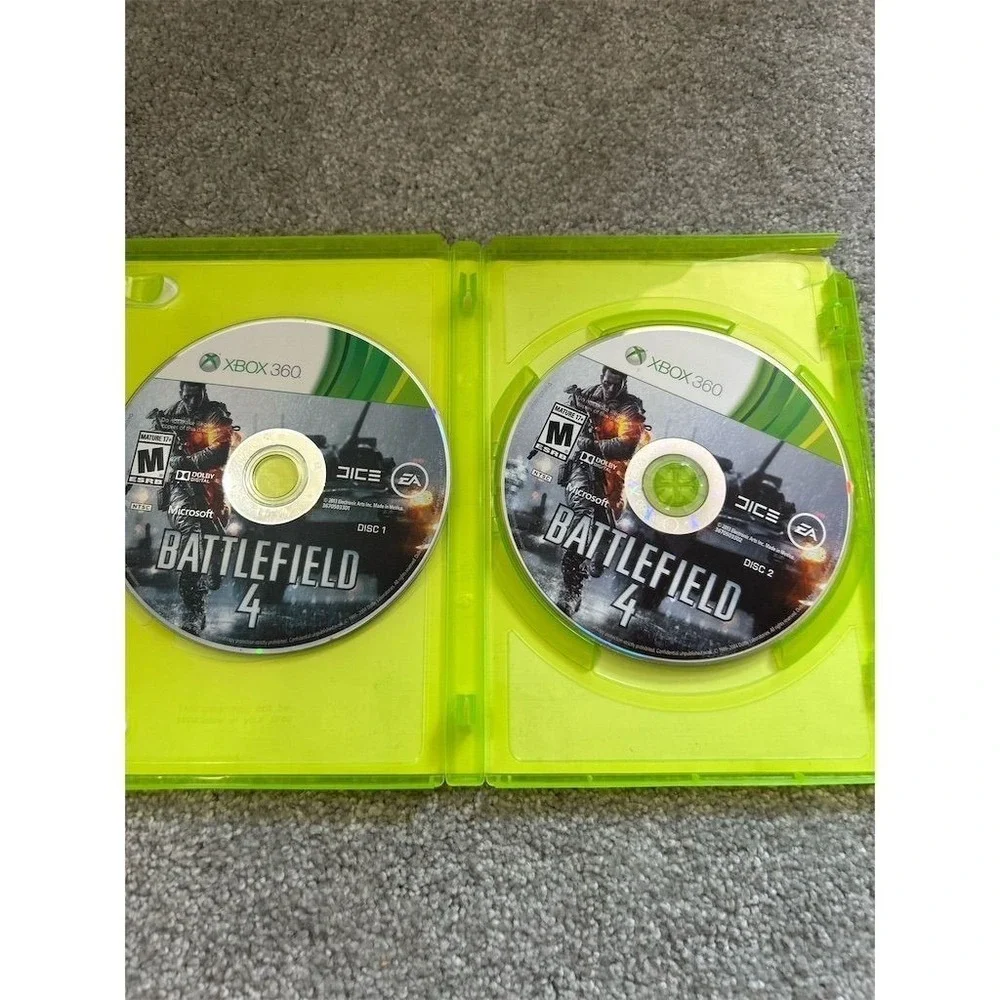 Battlefield 4 Xbox 360 Game First-Person Shooter 2 Discs M Rating